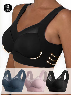 Sujetadores sin Costuras de Fibra de Hielo 3X1