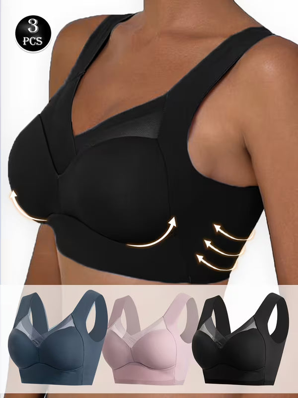 Sujetadores sin Costuras de Fibra de Hielo 3X1