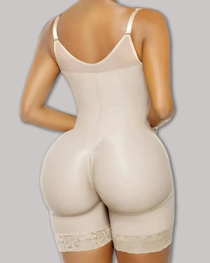 Body moldeador de busto con parches de tela transpirable