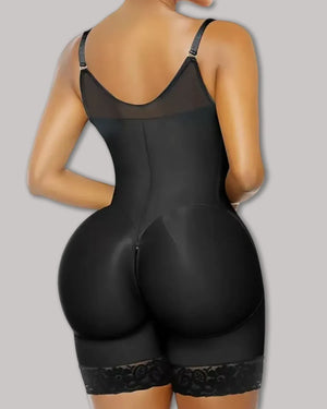 Body moldeador de busto con parches de tela transpirable