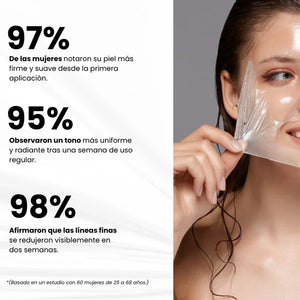 Mascarilla Facial Coreana con Cúrcuma y Colágeno