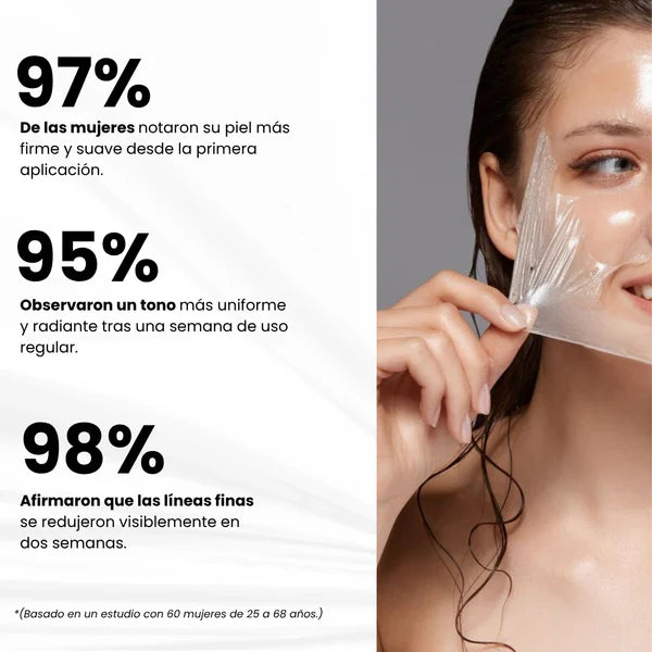 Mascarilla Facial Coreana con Cúrcuma y Colágeno