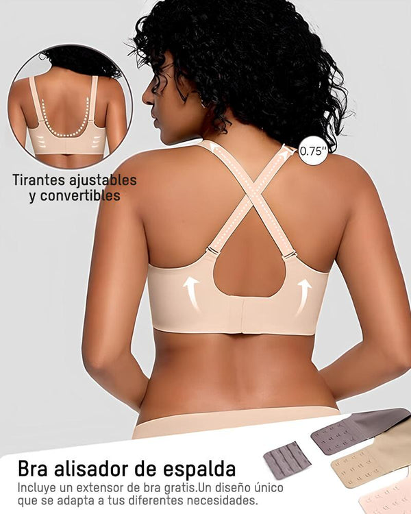 Sujetador sin Aros con Borde Ondulado 2x1