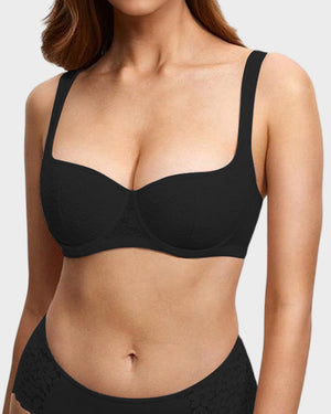 Sujetador balconette con aros y encaje Melisa 2X1