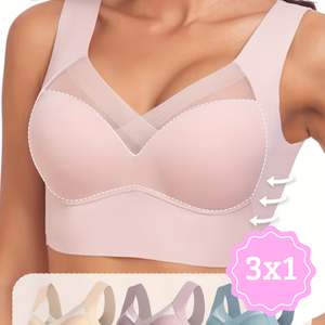 Sujetadores sin Costuras de Fibra de Hielo 3X1