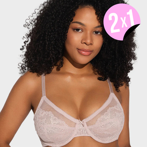 Sujetador Minimizer de Encaje 2X1