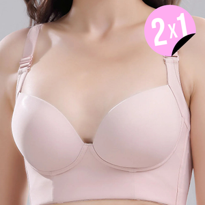 Sujetador push-up con espalda estrecha 2X1