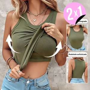 sujetador integrado ajusta Realsa y Moldea 2X1