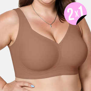 Sujetador push up sin aros de cobertura total Jeny 2X1