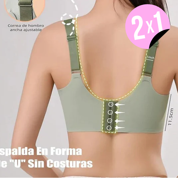 Sujetador Sin Costura Lena 2X1