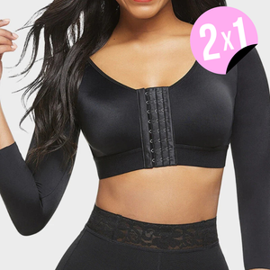 sujetador con cierre frontal moldeadora 2X1
