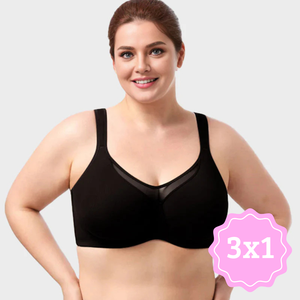 Sujetador reductor de cobertura total Lorena 3X1