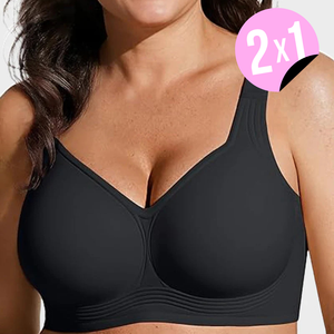 Sujetador cómodo, sin aros y con cobertura total Liz 2X1