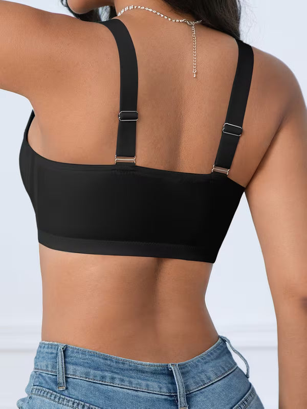 Sujetador de Cobertura Completa  y Cierre Frontal 3X1