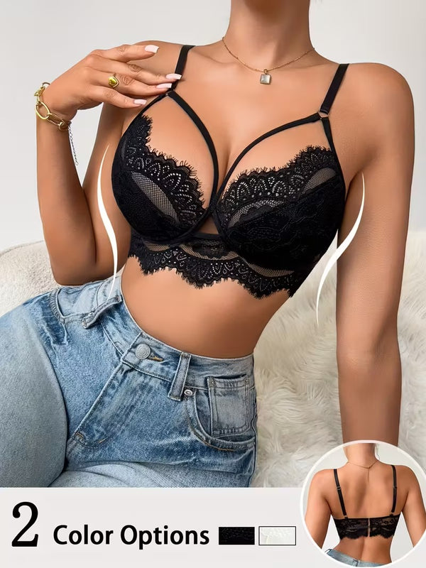 Sujetador Bustier Ajustable Sin Tirantes con Push-Up 2X1