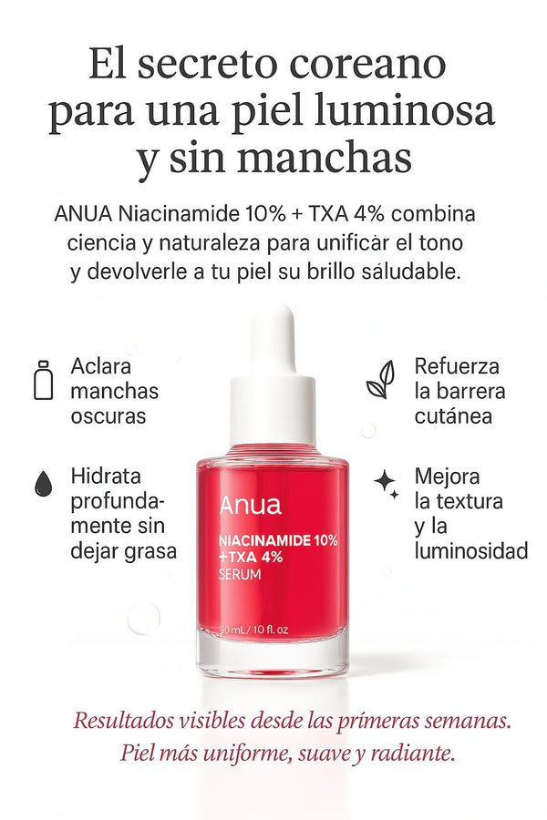 Niacinamida Anua 10%+4 TXA 4% Serum