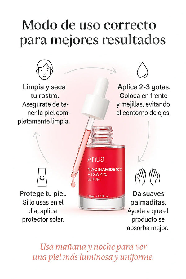 Niacinamida Anua 10%+4 TXA 4% Serum