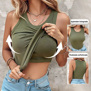 sujetador integrado ajusta Realsa y Moldea 2X1