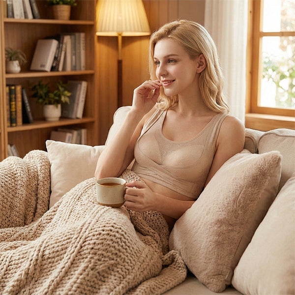 Sujetador esculpido entrecruzado 3x1